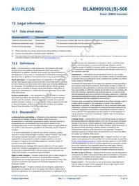 BLA8H0910L-500U Datasheet Page 11