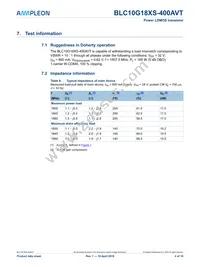 BLC10G18XS-400AVTZ Datasheet Page 4