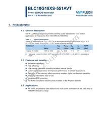 BLC10G18XS-551AVTZ Datasheet Cover