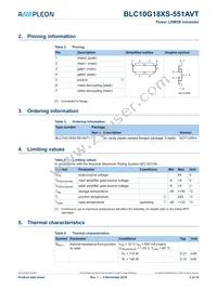 BLC10G18XS-551AVTZ Datasheet Page 2