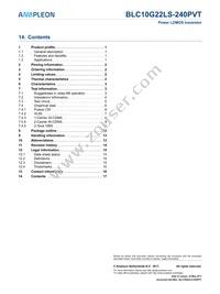 BLC10G22LS-240PVTY Datasheet Page 17