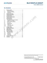 BLC10G27LS-320AVTZ Datasheet Page 13