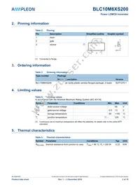 BLC10M6XS200Y Datasheet Page 2