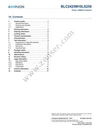 BLC2425M10LS250Z Datasheet Page 11