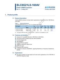 BLC8G21LS-160AVZ Datasheet Cover