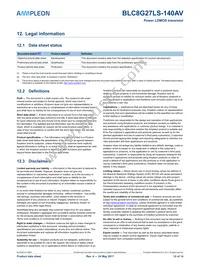 BLC8G27LS-140AVY Datasheet Page 12