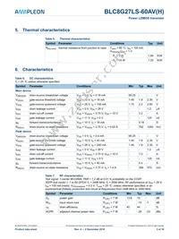 BLC8G27LS-60AVY Datasheet Page 3