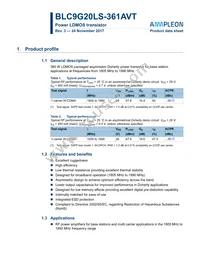 BLC9G20LS-361AVTZ Datasheet Cover