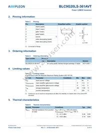 BLC9G20LS-361AVTZ Datasheet Page 2