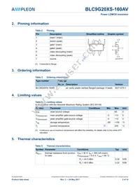 BLC9G20XS-160AVY Datasheet Page 2