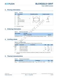 BLC9G22LS-120VTZ Datasheet Page 2