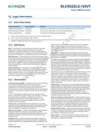 BLC9G22LS-120VTZ Datasheet Page 12