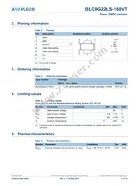 BLC9G22LS-160VTY Datasheet Page 2