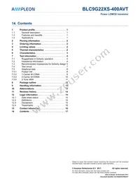 BLC9G22XS-400AVT Datasheet Page 17
