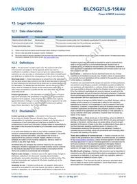 BLC9G27LS-150AVY Datasheet Page 12