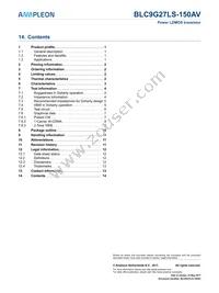 BLC9G27LS-150AVY Datasheet Page 14