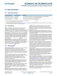 BLD6G21LS-50 Datasheet Page 13