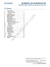 BLD6G21LS-50 Datasheet Page 15