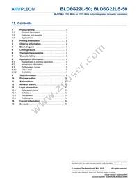 BLD6G22LS-50 Datasheet Page 15