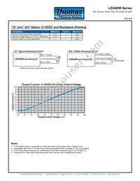 BLED40W-114-C0350 Datasheet Page 3