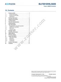 BLF0910H9LS600J Datasheet Page 11