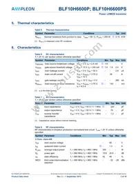 BLF10H6600PU Datasheet Page 3