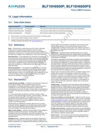 BLF10H6600PU Datasheet Page 16