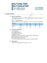 BLF13H9L750PU Datasheet Cover