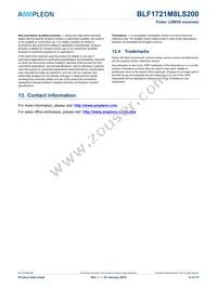 BLF1721M8LS200U Datasheet Page 13