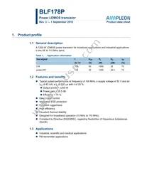 BLF178P Datasheet Cover