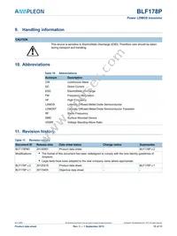 BLF178P Datasheet Page 10