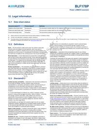 BLF178P Datasheet Page 11