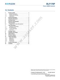 BLF178P Datasheet Page 13