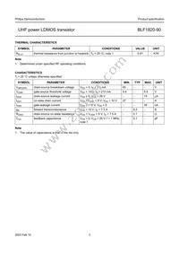 BLF1820-90 Datasheet Page 3