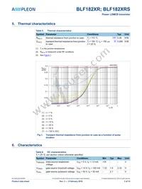 BLF182XRSU Datasheet Page 3