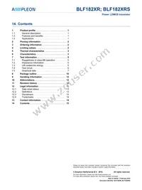 BLF182XRSU Datasheet Page 15