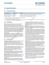 BLF184XRGJ Datasheet Page 11