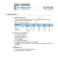 BLF188XRGJ Datasheet Cover