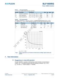 BLF188XRGJ Datasheet Page 4