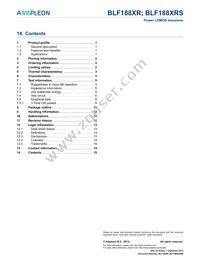 BLF188XRSU Datasheet Page 15