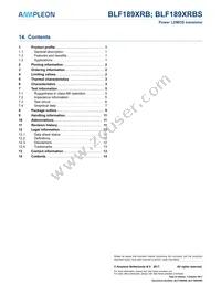 BLF189XRBSU Datasheet Page 14