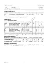 BLF2043 Datasheet Page 3