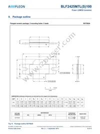 BLF2425M7LS100U Datasheet Page 8