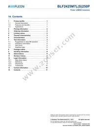 BLF2425M7LS250P:11 Datasheet Page 11