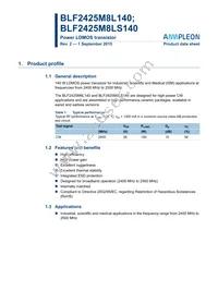 BLF2425M8LS140J Datasheet Cover