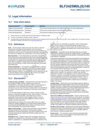 BLF2425M8LS140J Datasheet Page 9