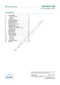 BLF4G10-160 Datasheet Page 14