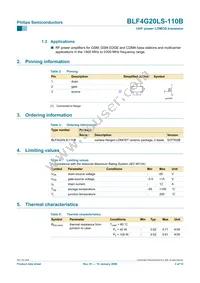 BLF4G20LS-110B Datasheet Page 2