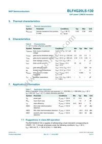 BLF4G20LS-130 Datasheet Page 3