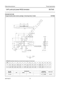 BLF546 Datasheet Page 12